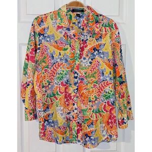 Lauren Ralph Lauren Multicolor Button Down Shirt